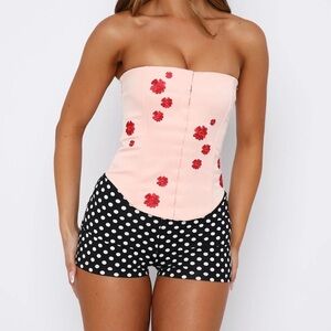 White Fox “Beyond Me” Strapless Bustier